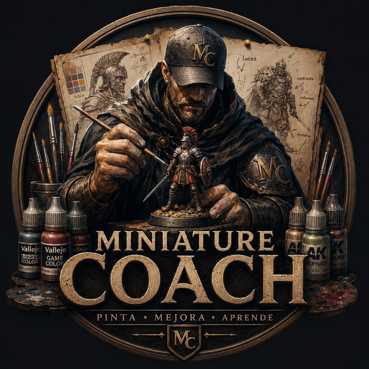 Miniature Coach, asistente de pintura de miniaturas